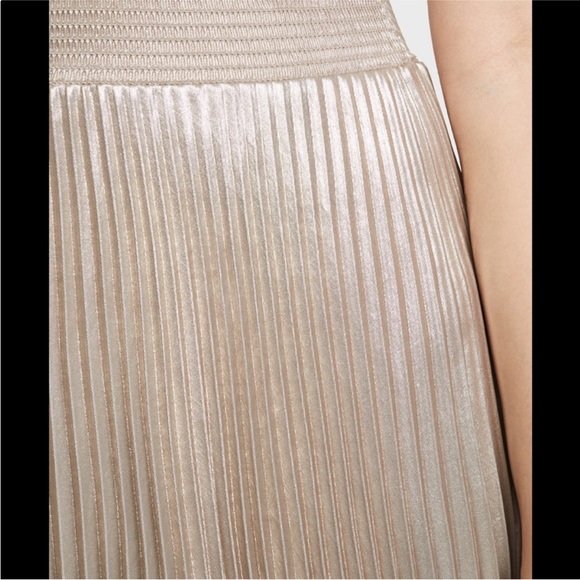 A.L.C. Renzo Pleated Halter Dress Size 8 - Picture 3 of 7